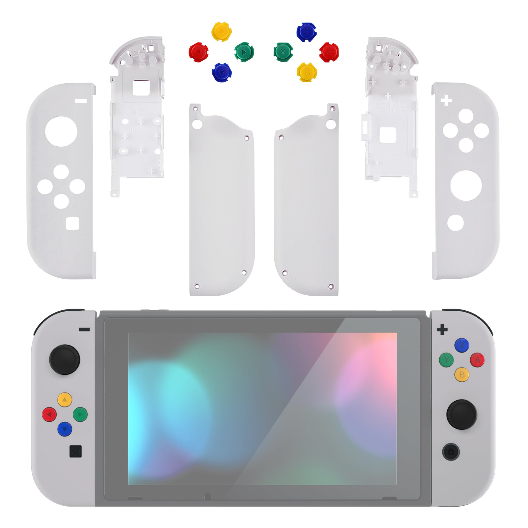 eXtremeRate Rhapsody Violet for Joycon Handheld Controller Housing