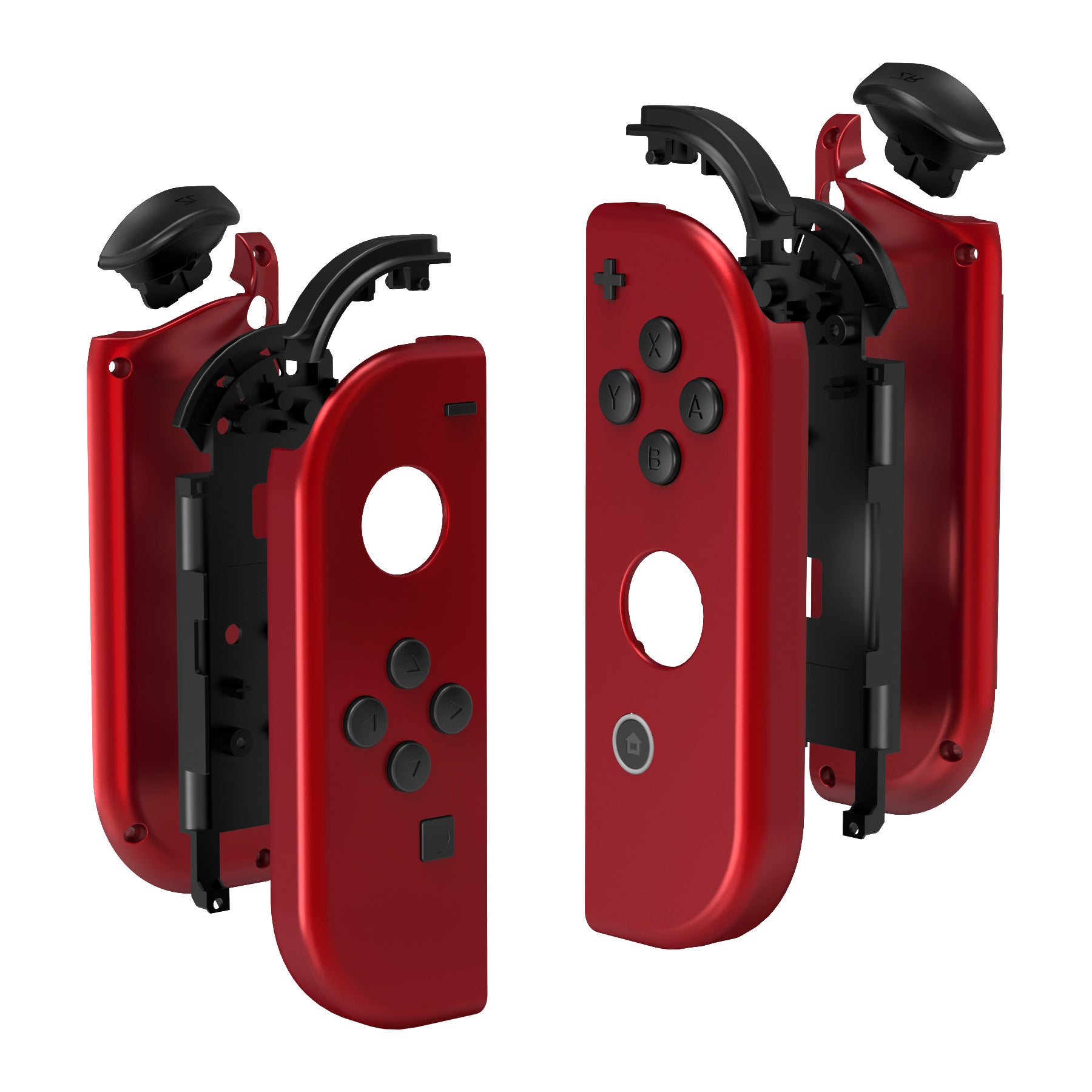 eXtremeRate Soft Touch Grip Red for Joycon Handheld Controller
