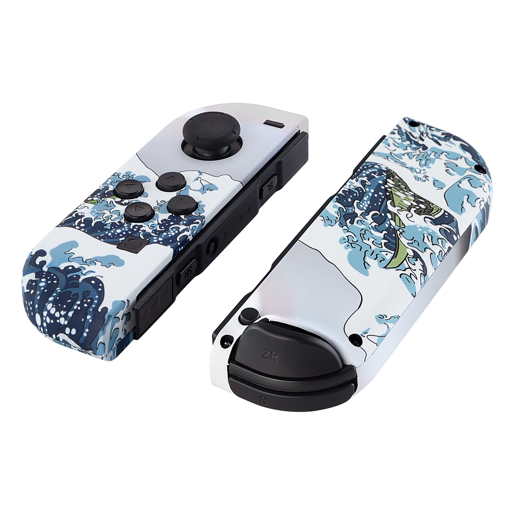 eXtremeRate The Great Wave Patterned for Joycon Handheld
