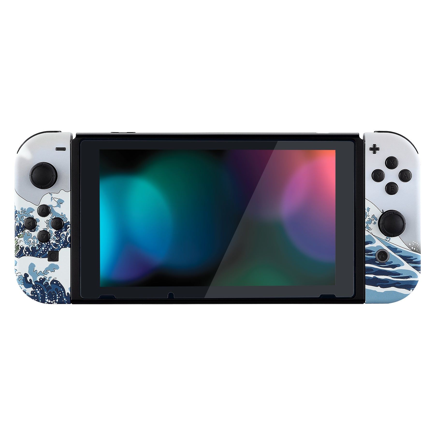 eXtremeRate The Great Wave Patterned for Joycon Handheld