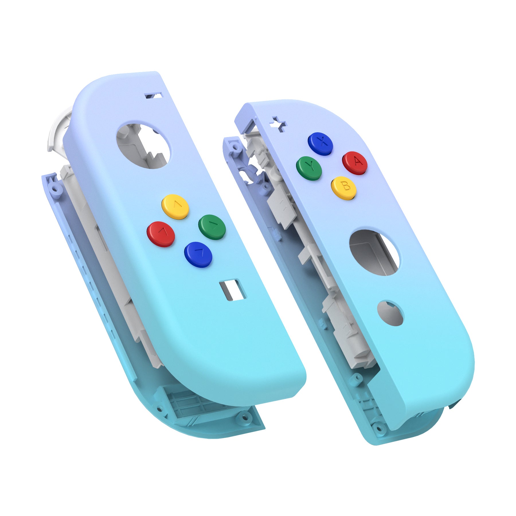 Switch ジョイコン カスタム 14 eXtremeRate Gradient Violet Blue for Joycon Handheld Controller