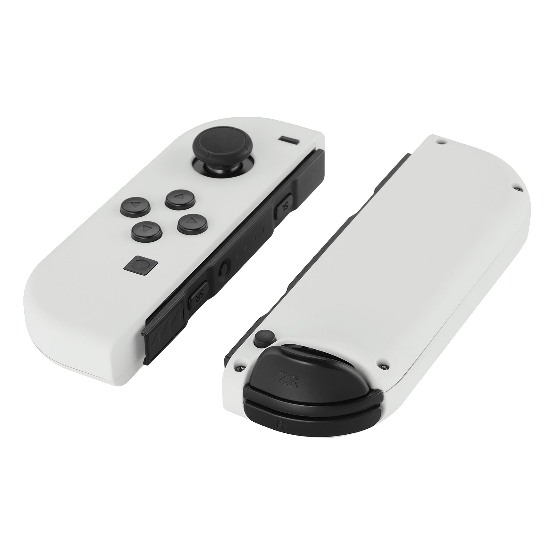 eXtremeRate Grip White for Joycon Handheld Controller Housing with