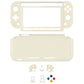 eXtremeRate Replacement Full Set Shells with ABXY Buttons & Screen Protector for Nintendo Switch Lite - Antique Yellow