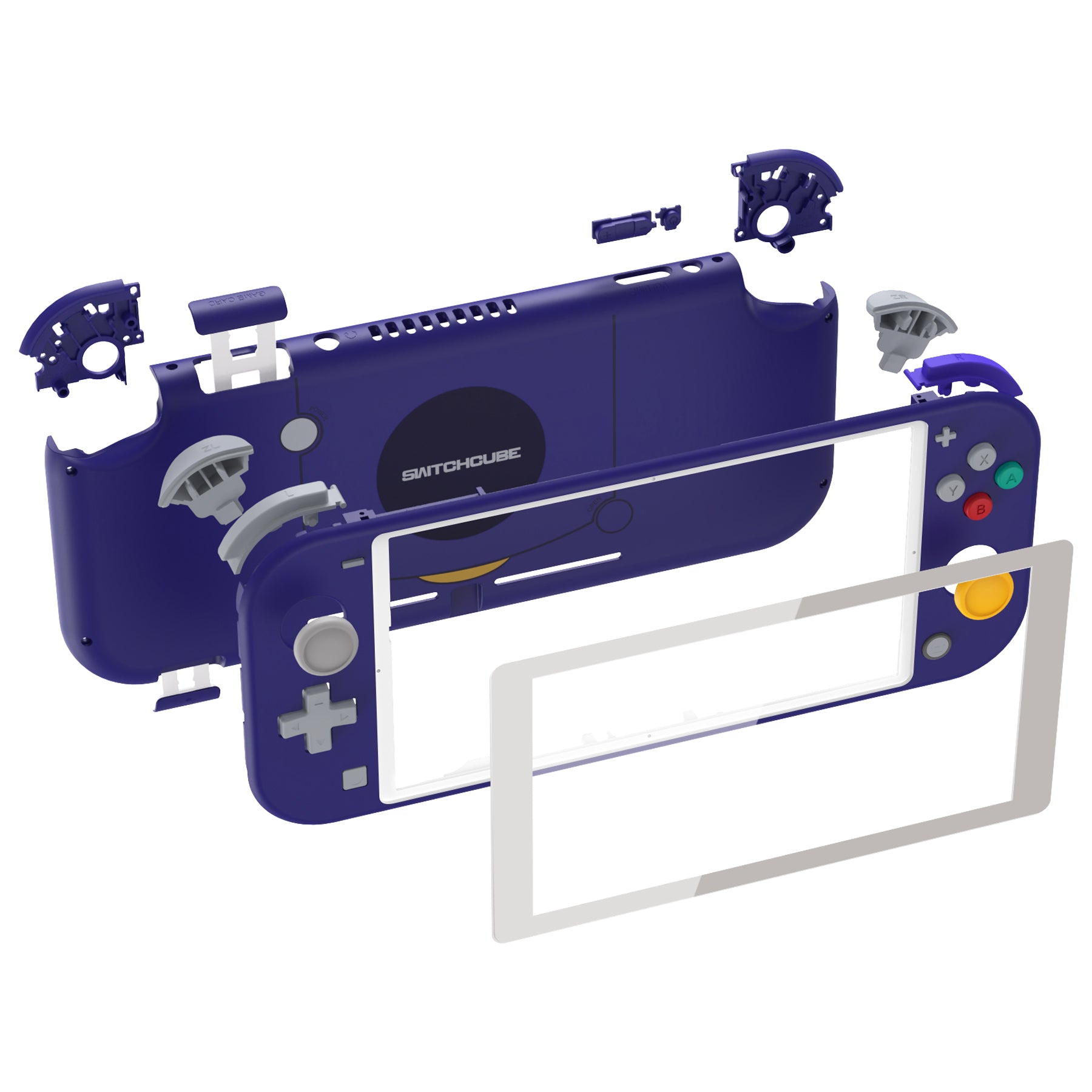 eXtremeRate Replacement Full Set Shells with ABXY Buttons & Screen