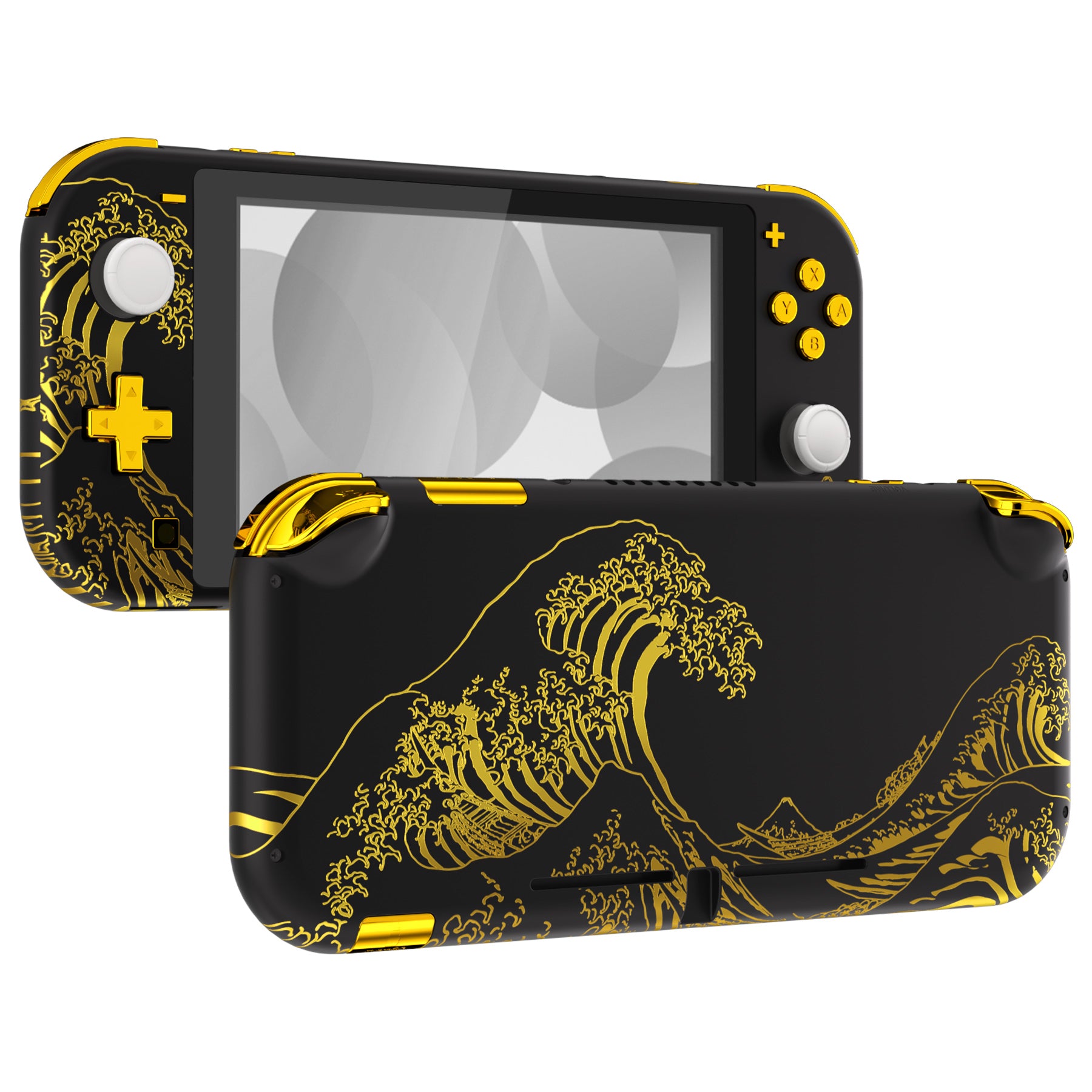eXtremeRate Replacement Full Set Shells with ABXY Buttons & Screen