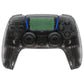 eXtremeRate Replacement Full Set Shells with Buttons Compatible with PS5 Controller BDM-030/040/050 - Clear Black