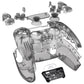eXtremeRate Replacement Full Set Shells with Buttons Compatible with PS5 Controller BDM-030/040/050 - Clear Black