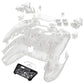 eXtremeRate Replacement Full Set Shells with Buttons Compatible with PS5 Controller BDM-030/040/050 - Glow in Dark - Green