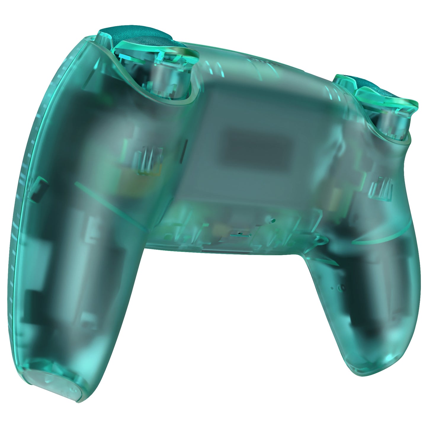 eXtremeRate Replacement Full Set Shells with Buttons Compatible with PS5 Controller BDM-030/040/050 - Emerald Green
