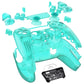 eXtremeRate Replacement Full Set Shells with Buttons Compatible with PS5 Controller BDM-030/040/050 - Emerald Green