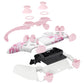 eXtremeRate Replacement Full Set Shells with Buttons Compatible with PS5 Controller BDM-030/040/050/060 - Cherry Blossom Whisper