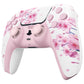 eXtremeRate Replacement Full Set Shells with Buttons Compatible with PS5 Controller BDM-030/040/050/060 - Cherry Blossom Whisper