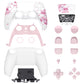 eXtremeRate Replacement Full Set Shells with Buttons Compatible with PS5 Controller BDM-030/040/050/060 - Cherry Blossom Whisper