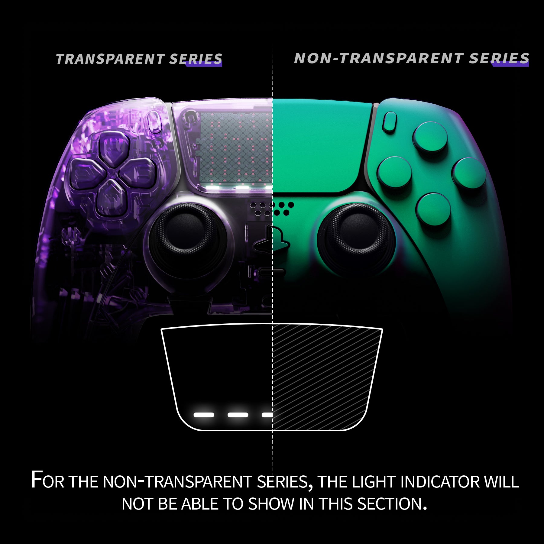 eXtremeRate Replacement Full Set Shells with Buttons Compatible