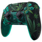 eXtremeRate Replacement Full Set Shells with Buttons Compatible with PS5 Edge Controller - Green Weeds