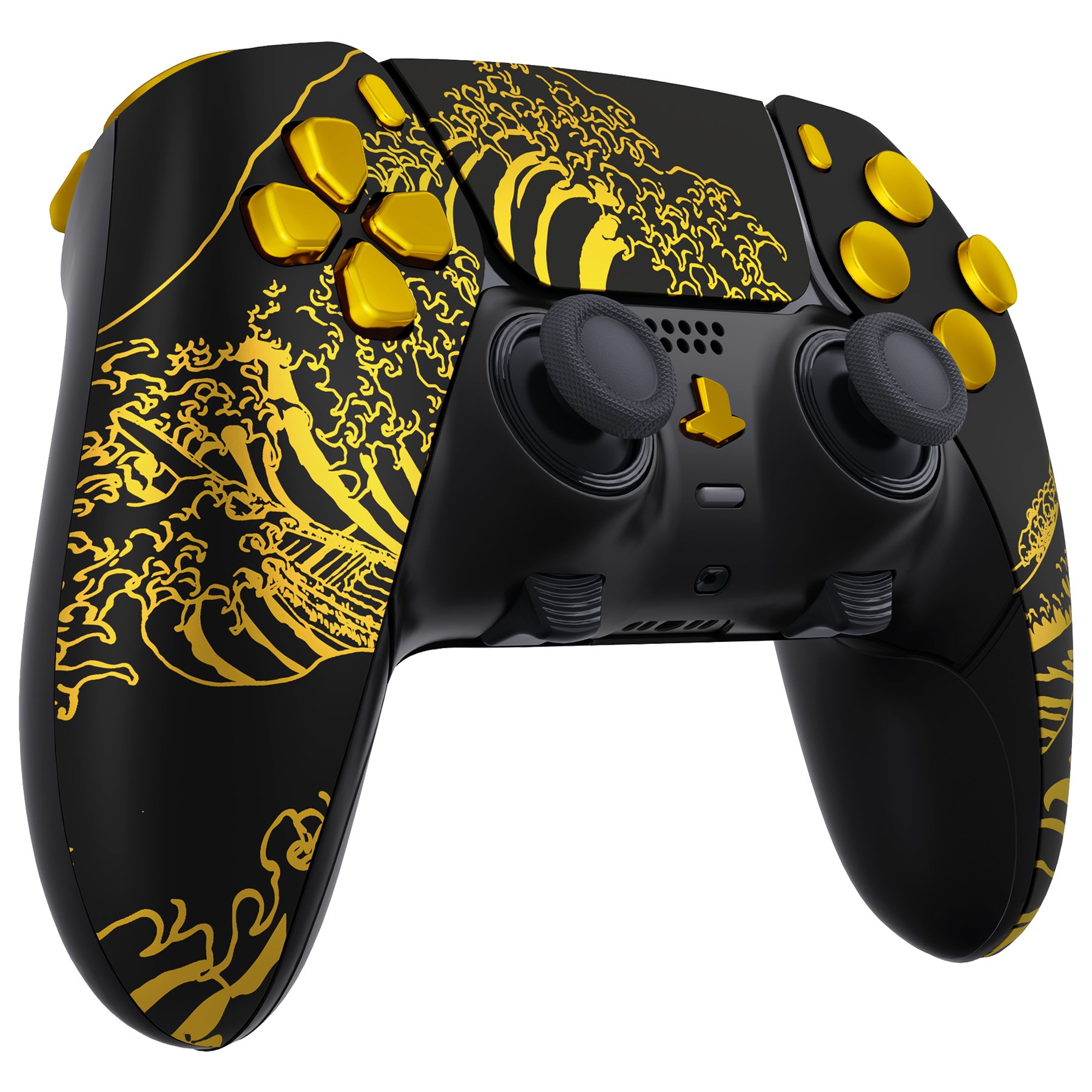 eXtremeRate The Great GOLDEN Wave Off Kanagawa - Black Full Set