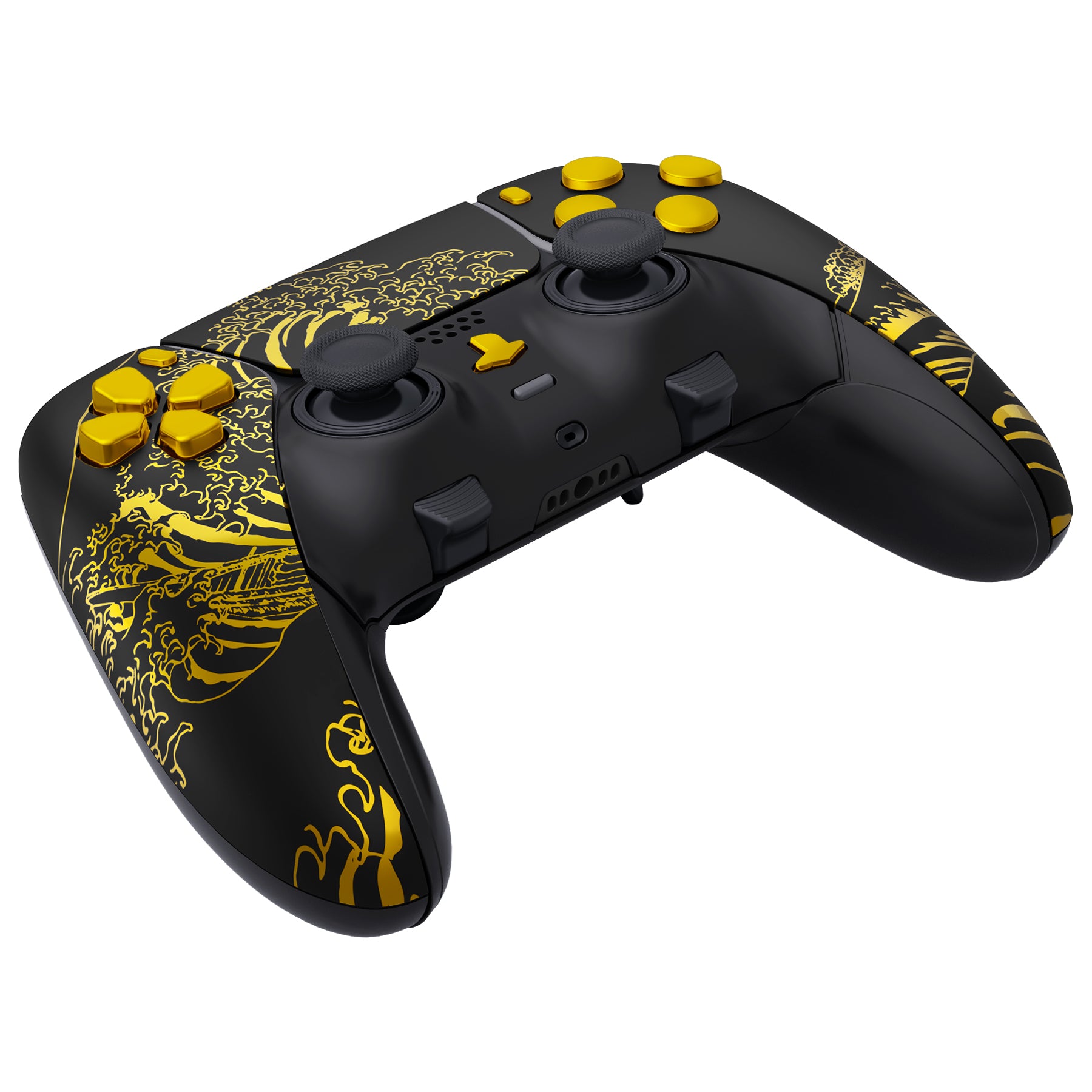 eXtremeRate The Great GOLDEN Wave Off Kanagawa - Black Full Set