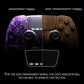 eXtremeRate Replacement Full Set Shells with Buttons Compatible with PS5 Edge Controller - Wood Grain