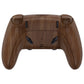 eXtremeRate Replacement Full Set Shells with Buttons Compatible with PS5 Edge Controller - Wood Grain