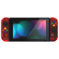 eXtremeRate Replacement Full Set Shells with Buttons for Nintendo Switch - Crystal Clear Red eXtremeRate