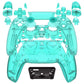 eXtremeRate Replacement Full Set Shells with Buttons Compatible with PS5 Controller BDM-010/020 - Emerald Green eXtremeRate