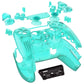 eXtremeRate Replacement Full Set Shells with Buttons Compatible with PS5 Controller BDM-010/020 - Emerald Green eXtremeRate
