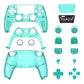 eXtremeRate Replacement Full Set Shells with Buttons Compatible with PS5 Controller BDM-010/020 - Emerald Green eXtremeRate