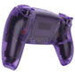 eXtremeRate Replacement Full Set Shells with Buttons Compatible with PS5 Controller BDM-030/040/050/060 - Clear Atomic Purple