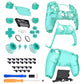 eXtremeRate Replacement Full Set Shells with Buttons Compatible with PS5 Controller BDM-030/040/050/060 - Emerald Green