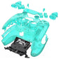eXtremeRate Replacement Full Set Shells with Buttons Compatible with PS5 Controller BDM-030/040/050/060 - Emerald Green