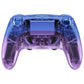 eXtremeRate Replacement Full Set Shells with Buttons Compatible with PS5 Edge Controller - Gradient Translucent Bluebell