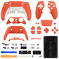 eXtremeRate Replacement Full Set Shells with Buttons Compatible with PS5 Edge Controller - Orange