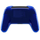 eXtremeRate Replacement Full Set Shell Faceplate Backplate Handles with Button Kit for Nintendo Switch Pro - Crystal Clear Blue