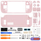 eXtremeRate Replacement Full Set Shell with Buttons for Steam Deck OLED - Cherry Blossoms Pink