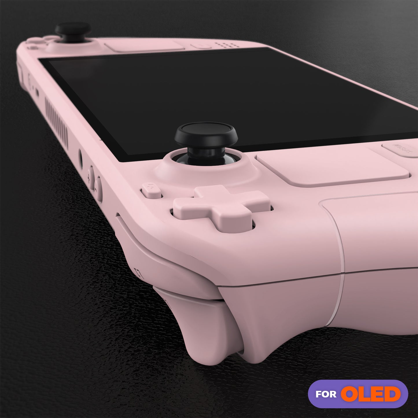 eXtremeRate Replacement Full Set Shell with Buttons for Steam Deck OLED - Cherry Blossoms Pink