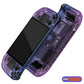 eXtremeRate Replacement Full Set Shell with Buttons for Steam Deck OLED - Gradient Translucent Bluebell