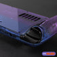 eXtremeRate Replacement Full Set Shell with Buttons for Steam Deck OLED - Gradient Translucent Bluebell