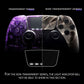 eXtremeRate Replacement Left Right Front Housing Shell with Touchpad Compatible with PS5 Edge Controller - Dragon Scroll