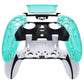 eXtremeRate Replacement Left Right Front Housing Shell with Touchpad Compatible with PS5 Edge Controller - Emerald Green