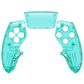 eXtremeRate Replacement Left Right Front Housing Shell with Touchpad Compatible with PS5 Edge Controller - Emerald Green