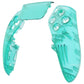 eXtremeRate Replacement Left Right Front Housing Shell with Touchpad Compatible with PS5 Edge Controller - Emerald Green