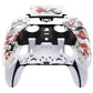 eXtremeRate Replacement Left Right Front Housing Shell with Touchpad Compatible with PS5 Edge Controller - Winter Blossom eXtremeRate