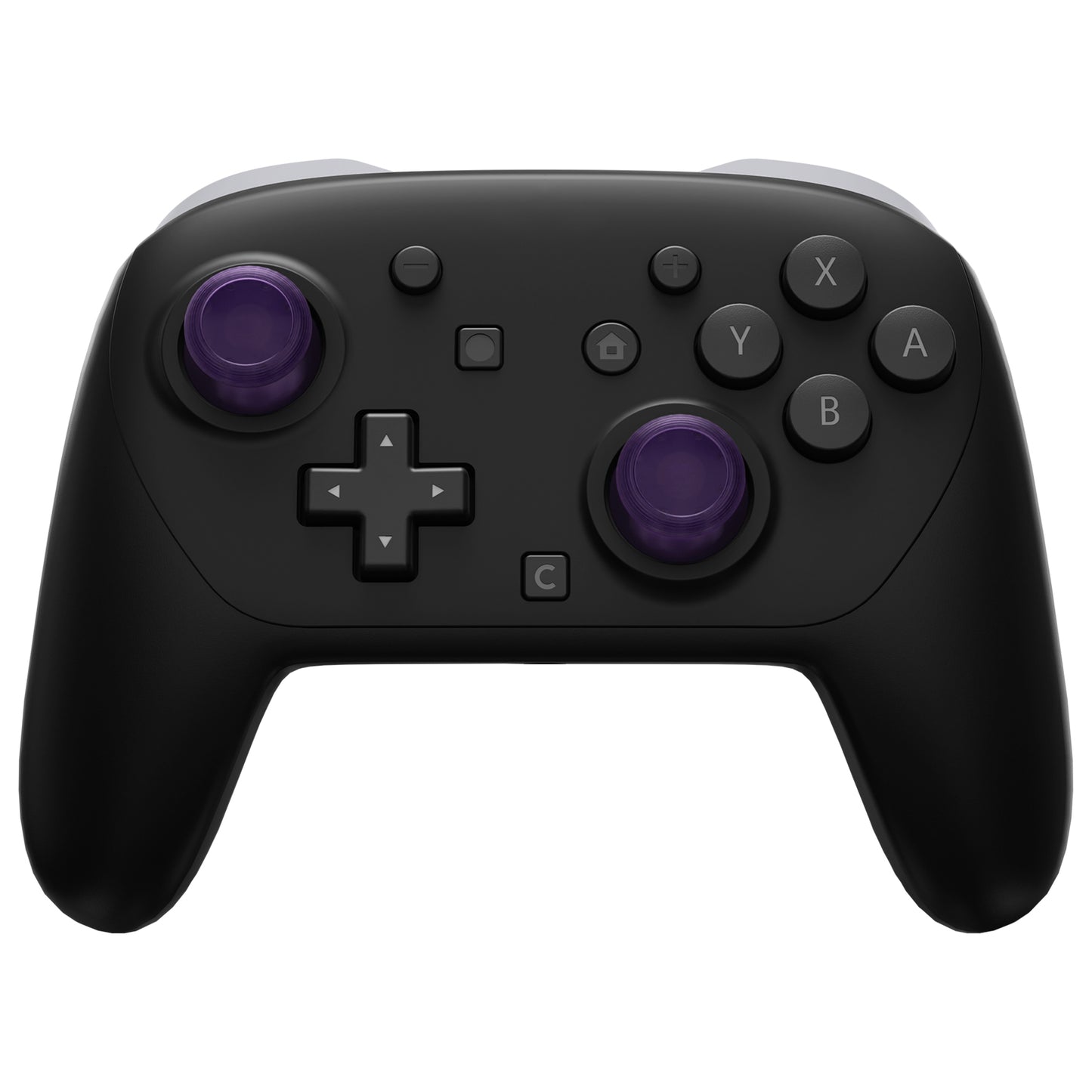 eXtremeRate Replacement 3D Joystick for Nintendo Switch 2 Pro Controller - Clear Atomic Purple