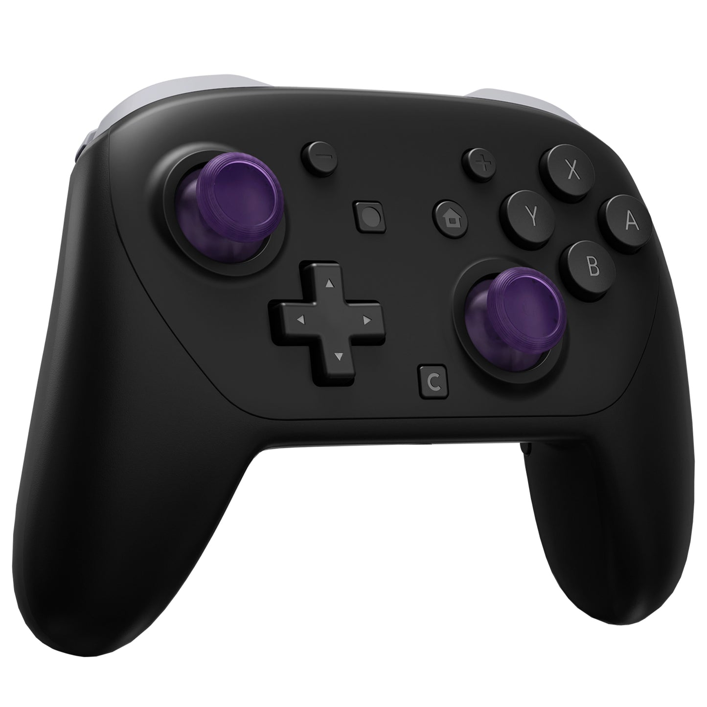 eXtremeRate Replacement 3D Joystick for Nintendo Switch 2 Pro Controller - Clear Atomic Purple