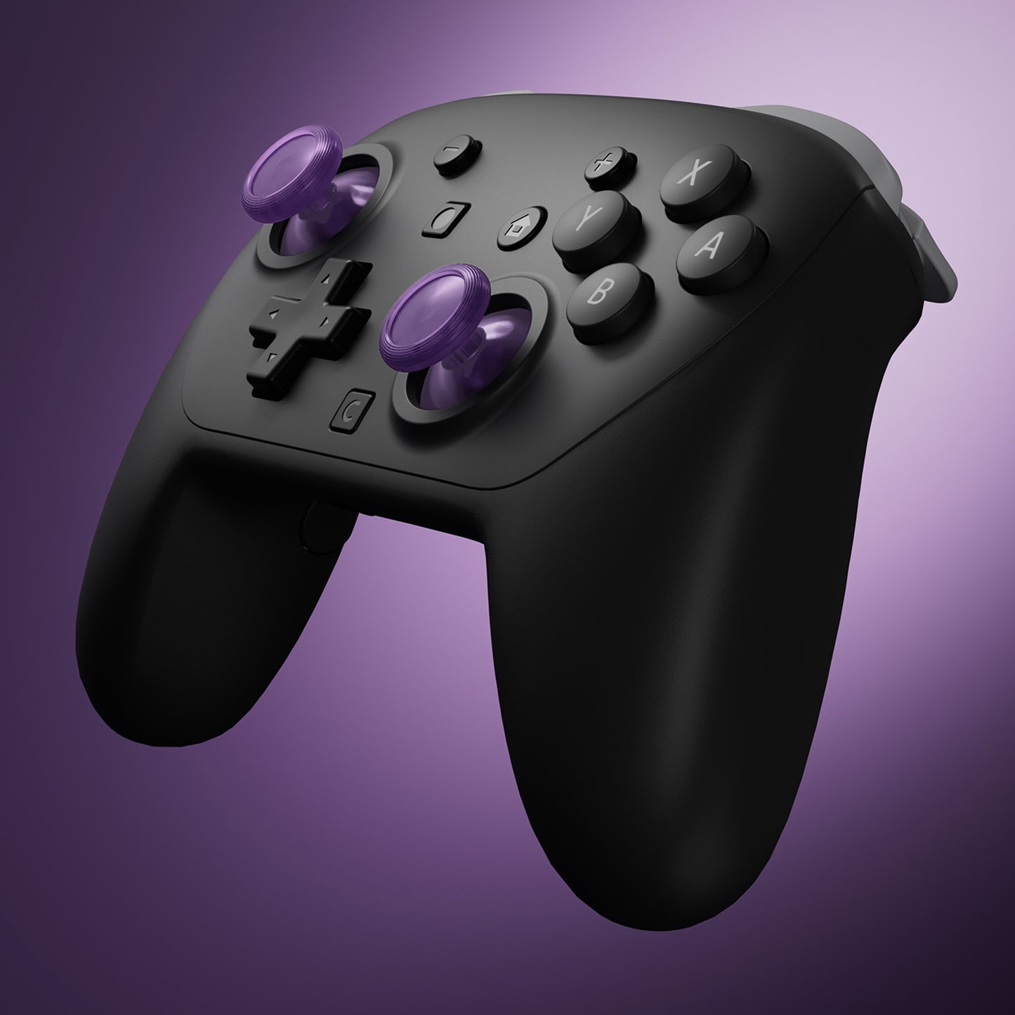 eXtremeRate Replacement 3D Joystick for Nintendo Switch 2 Pro Controller - Clear Atomic Purple