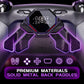 eXtremeRate Redesigned Real Metal Buttons K1 K2 K3 K4 Back Paddles for eXtremeRate RMB Version SPARK Back Paddles Kit, Compatible with PS5 Controller - Metallic Black