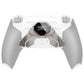 eXtremeRate Redesigned Real Metal Buttons K1 K2 K3 K4 Back Paddles for eXtremeRate RMB Version SPARK Back Paddles Kit, Compatible with PS5 Controller - Metallic Silver