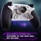 eXtremeRate Redesigned Real Metal Buttons K1 K2 K3 K4 Back Paddles for eXtremeRate RMB Version SPARK Back Paddles Kit, Compatible with PS5 Controller - Metallic Silver