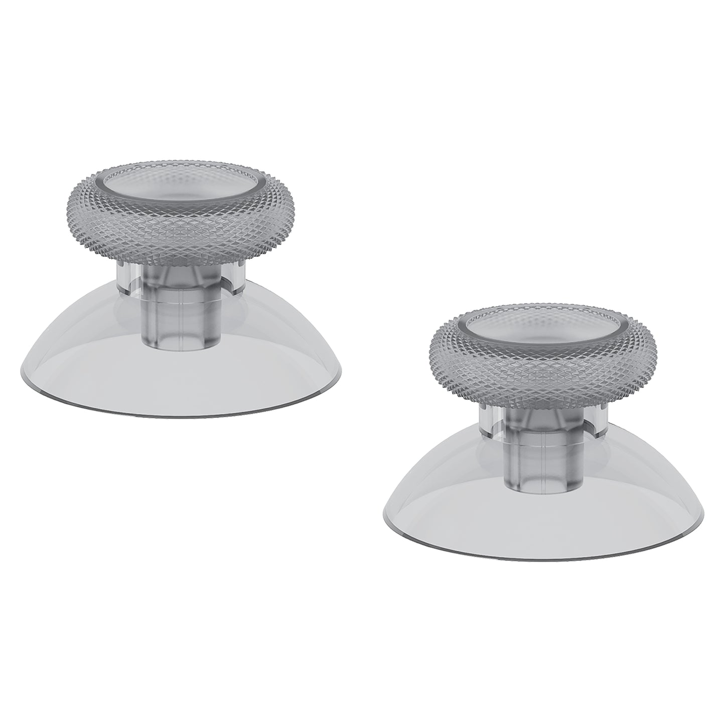 eXtremeRate Replacement Thumbsticks for Xbox Series X/S Controller & Xbox One X/S Controller & Xbox One Standard Controller & Xbox One Elite Controller - Clear Black