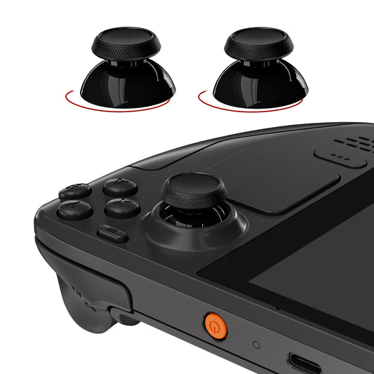 eXtremeRate Replacement Thumbsticks with Original Touch Sensing for Steam Deck LCD & OLED - Black